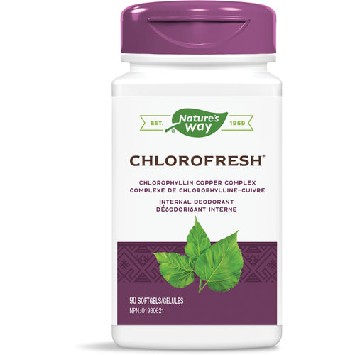 Chlorofresh, Complexe Chlorophylline Cuivre / 90 gélules