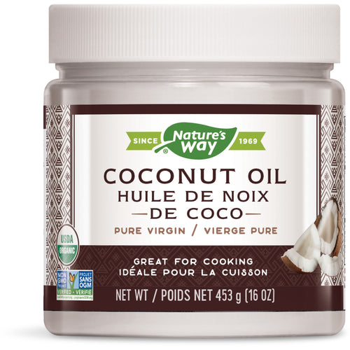 Coconut Oil Organic Pure Virgin / 16 oz (454 g)
