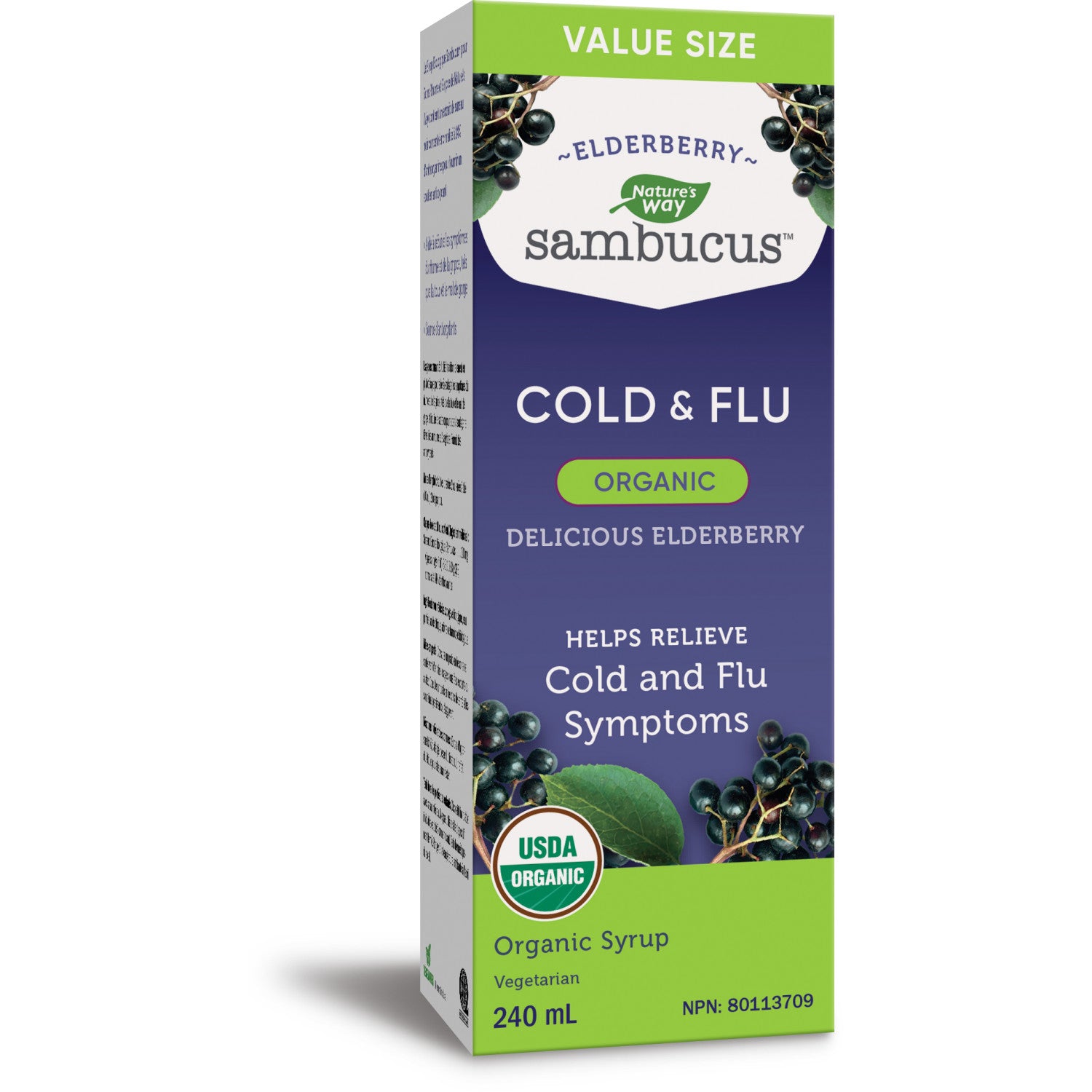 Soin rhume et grippe bio Sambucus, sirop / 8 fl oz (240 ml)