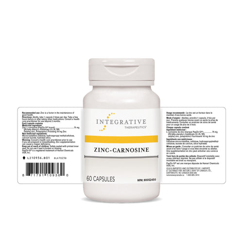 Zinc Carnosine / 60 capsules