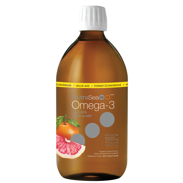 NutraSea hp+D™ (Pamplemousse Mandarine) / 16.9 fl oz (500 ml)