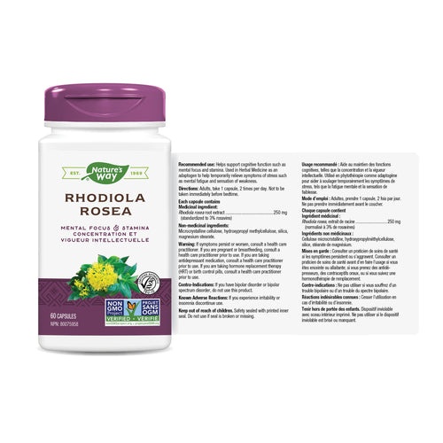 Rhodiola Rosea / 60 capsules