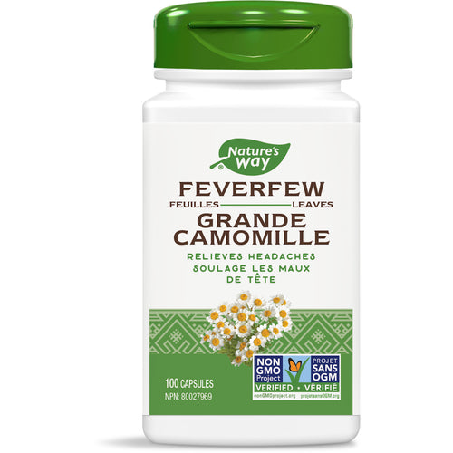 Feverfew Leaves / 100 capsules