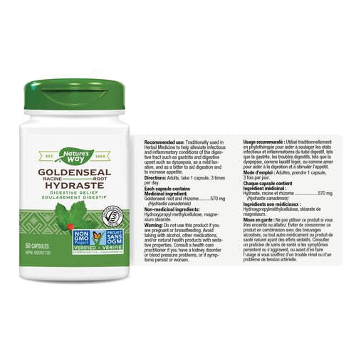 Goldenseal Root / 50 capsules