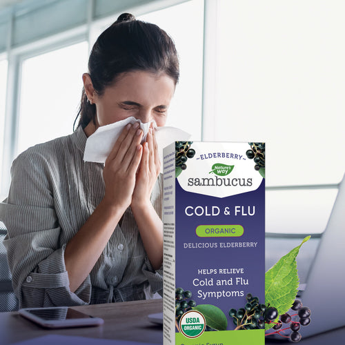 Organic Sambucus Cold and Flu Care, Syrup / 4 fl oz (120 ml)