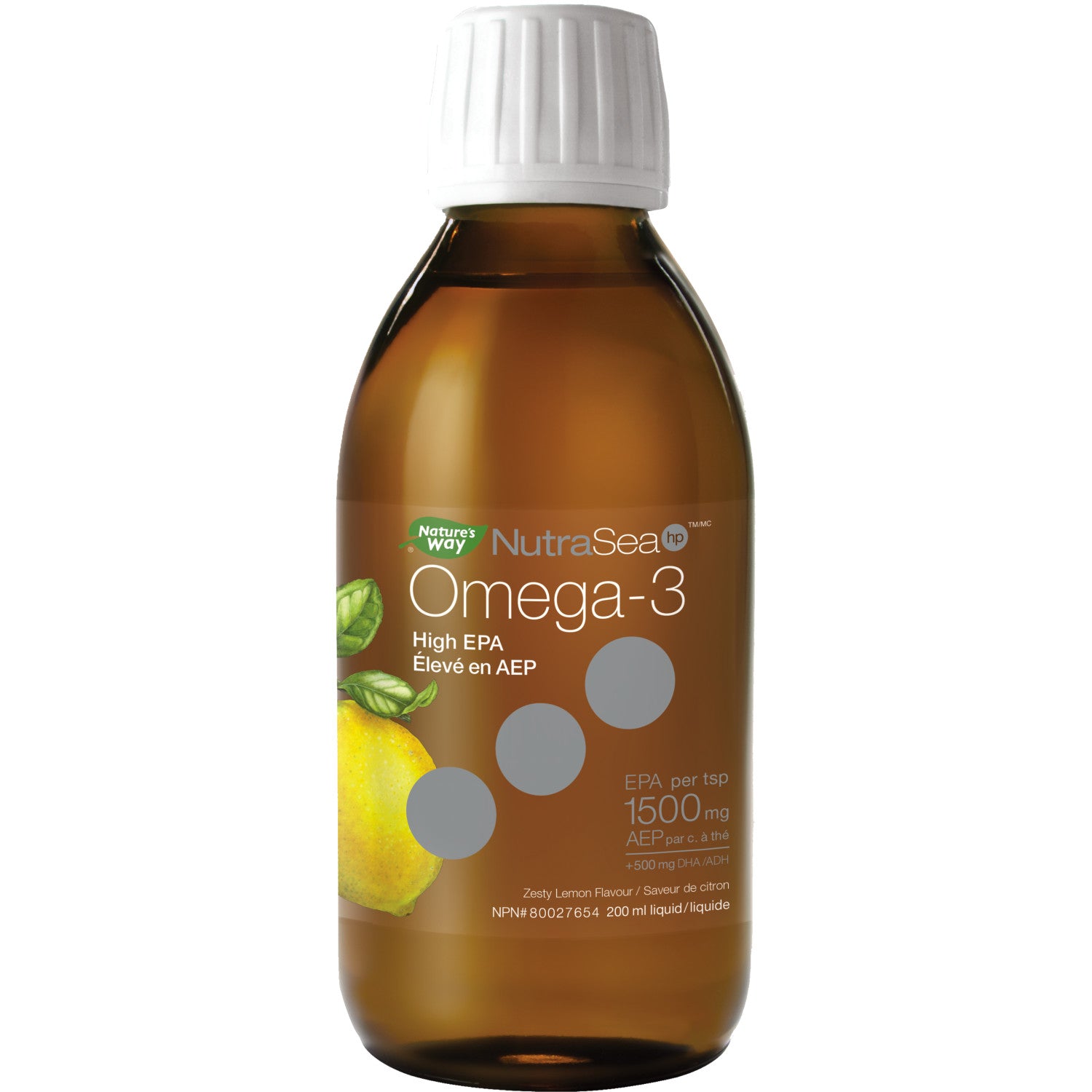 NutraSea® HP™ Oméga-3, Citron / 6.8 fl oz (200 ml)