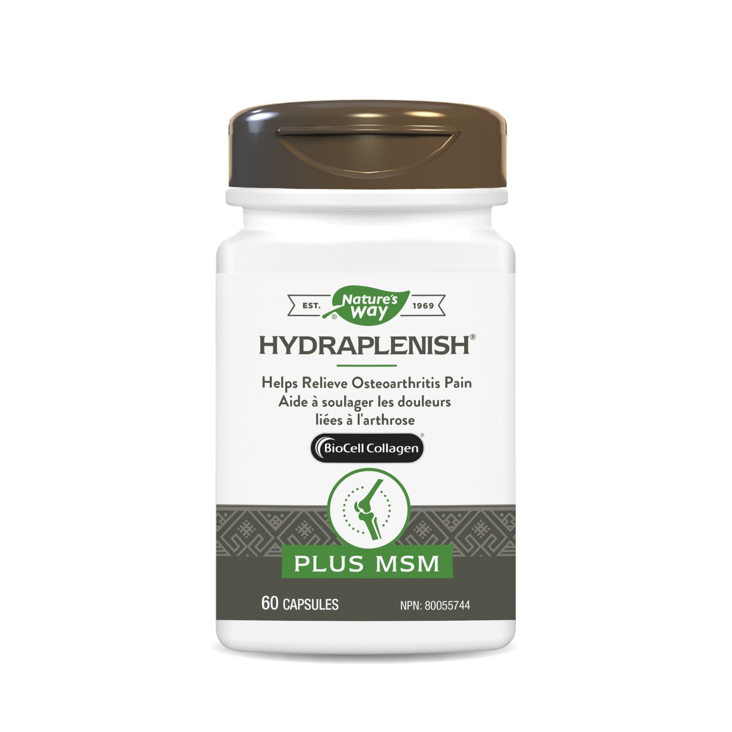 Hydraplenish® Plus MSM & Collagène / 60 gélules